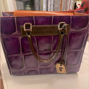 Authentic Dooney & Bourke Denison Purple Purse